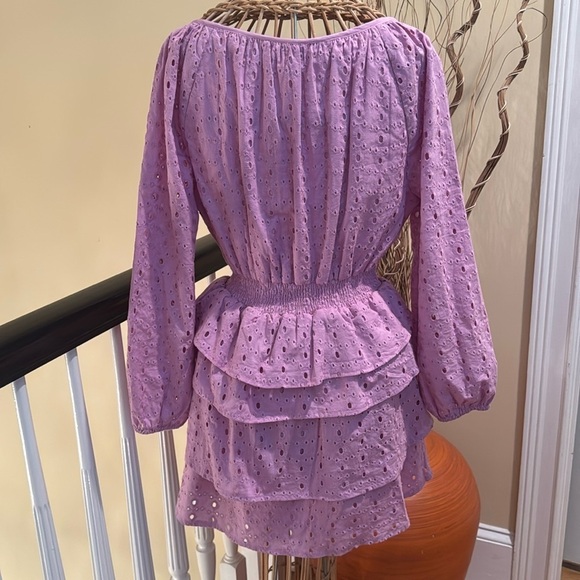 Cake for dinner purple eyelet dress - Picture 5 of 11